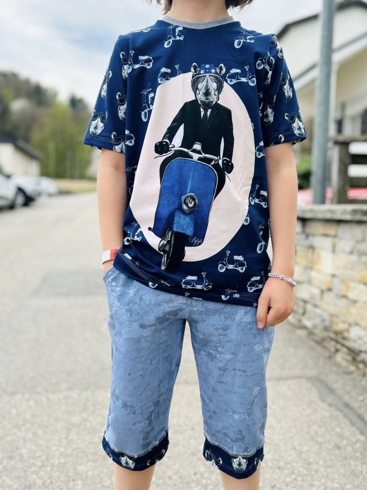 Bild 1 von El Manitas - Kombi E-Book Longsleeve/T-Shirt, lange Hose und Hose in Bermuda Länge Gr. 80 - 158