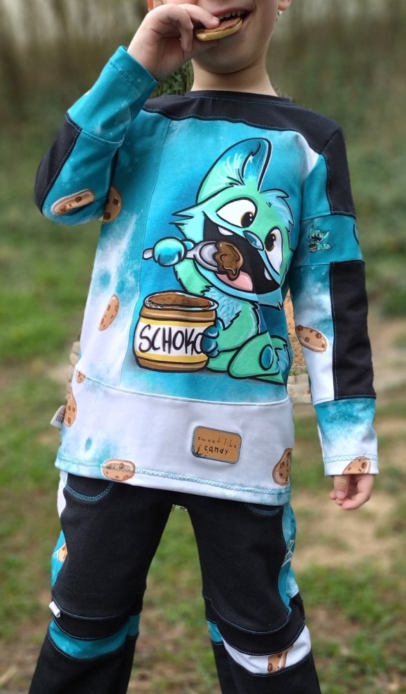 Bild 1 von El Manitas - Kombi E-Book Longsleeve/T-Shirt, lange Hose und Hose in Bermuda Länge Gr. 80 - 158