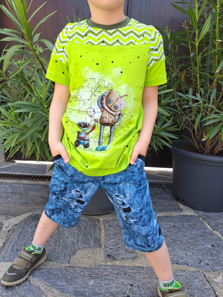 Bild 1 von El Manitas - Kombi E-Book Longsleeve/T-Shirt, lange Hose und Hose in Bermuda Länge Gr. 80 - 158