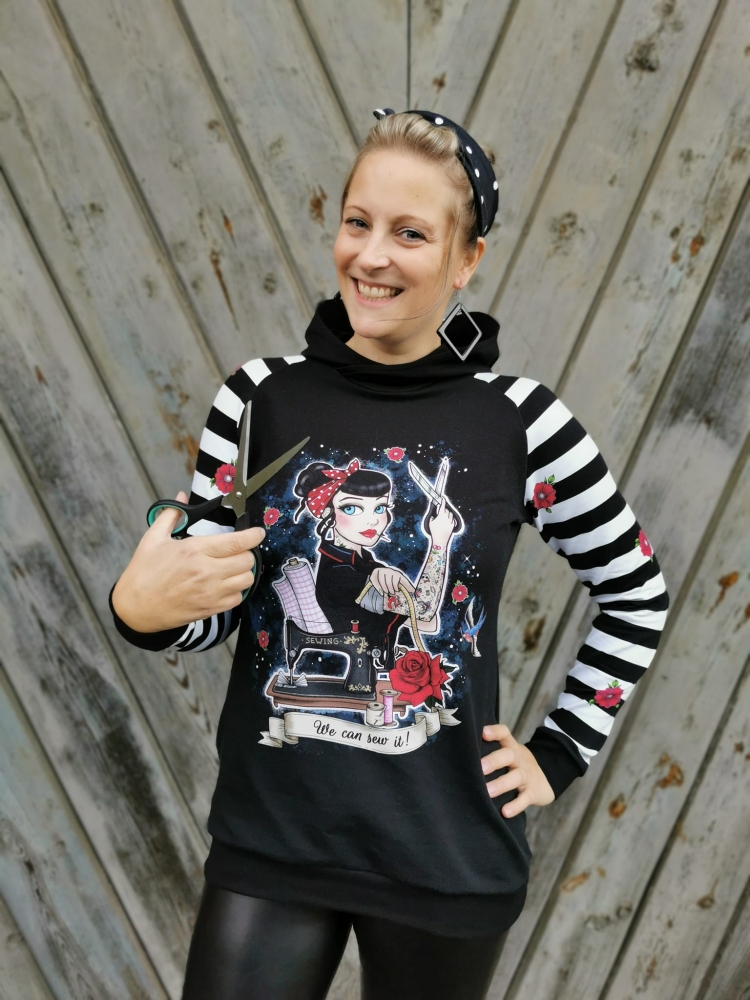 Bild 1 von Con Estilo Señora - Raglan Hoodie / Longsleeve / T-Shirt Gr. 34 - 52